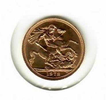 Großbritannien Sovereign 1 Pfund Gold Elisabeth